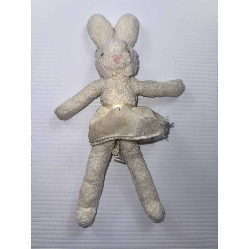 JELLYCAT LONDON‎ Tutu Lulu Cream/White Bunny Rabbit Ballerina Plush 10"
